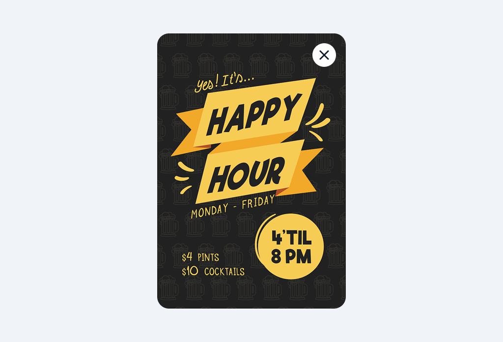Pop-up Banners