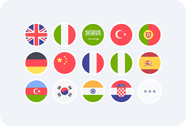 You can offer your menu in multiple languages.